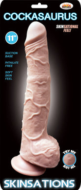 Skinsations Cockasaurus 11 Inch – Realistic Ultra Soft Dildo Dongs Big